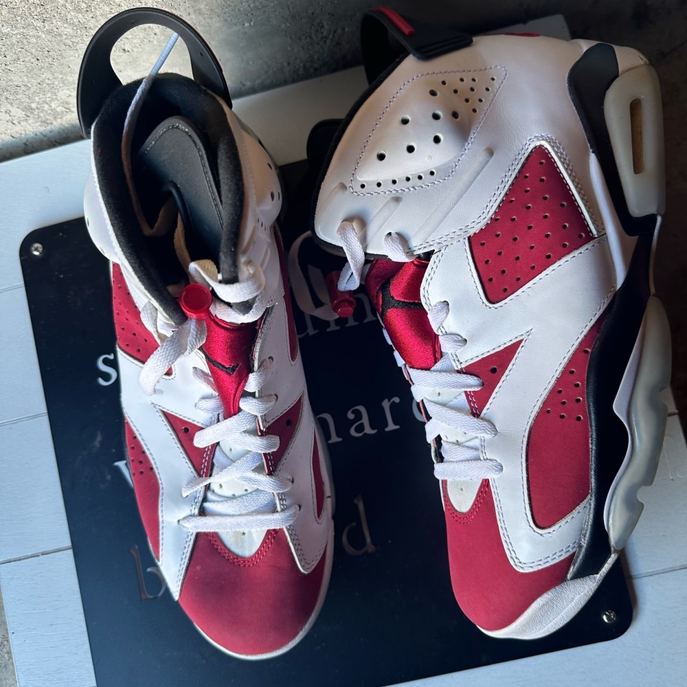 Nike Red and White Sneakers